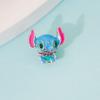 2025 Nuevo Goteo de Aceite Dibujos Animados Lindo Stitch Agujero Grande Pulsera Cuentas DIY Accesorios de Joyería