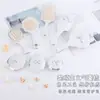 Peine con Airbag de Masaje y Moño Plateado Electrochapado, Lindo Peine Mini Maquillaje Todo en Uno Portátil, Compacto y Portátil para Niñas