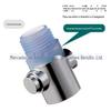 Xiamen Válvula de parada de fluxo de banheiro transfronteiriço de alta temperatura ficar vermelha com um clique pause controlador de água G1/2 interface universal