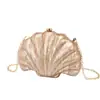 2024 Nuevo Bolso de Concha Personalidad Natural Multicolor Bolso de Noche Bolso de Mano Cadena Transfronteriza Bolso de Hombro Cruzado para Mujer
