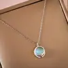 Colar transfronteiriço novo em aço titânio não desbota feminino moda personalidade simples corrente clavícula mais vendida joias atacado