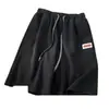 Shorts de Basquete Casuais Masculinos Finos de Seda Gelada para o Verão, Calças Versáteis Soltas Tendência Estilo Americano
