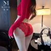 Deseo de Hombre Ropa Interior Sexy Tentación Deseo Puro Femenino Hueco Cintura Baja Abstención Citas Calzoncillos N-31