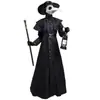 Estilo Steampunk Medieval Halloween Adulto Europeo y Americano Doctor de la Peste Cuervo Boca Larga Disfraz de Película