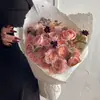 Versão Espessada de Papel de Pétala Rasgado à Mão Atacado, Papel para Embalagem de Buquê de Rosas, Papel Dongba Artesanal DIY, Materiais de Embalagem para Flores