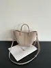 Bolsa de ombro de couro genuíno de grande capacidade para mulheres, nova bolsa tote casual 2026 com padrão de lichia texturizado, bolsa de antebraço fashion