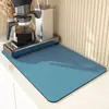 Alfombrilla Absorbente para Cafetera Cocina Platos Bar Alfombrilla de Drenaje Taza de Agua Esterilla Secadora Encimera Alfombrilla Aislante sin Lavado