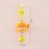 Chaveiro de Boneca de Fruta Tridimensional Pingente de Menina Azuo Fofo Pingente de Mochila Escolar Cartoon para Estudantes Chaveiro de Melhor Amiga