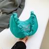 Bolsa Avançada de Axilas Ins Pequena Bolsa de Crowdsourcing Bolsa de Estudante para Meninas Bolsa Pequena 2024 Nova Bolsa de Nuvem Plissada Bolsa de Ombro