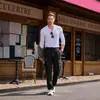 Temporada de primavera y otoño, diseño casual de moda transfronterizo europeo y americano con múltiples bolsillos, pantalones de trabajo atléticos de pierna recta, ropa para hombre, disponible para dropshipping