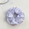 Goma para el pelo de malla de lunares de doble capa de moda coreana para mujer, accesorio para moño de nuevo estilo de alta gama para verano