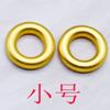 Anillo para correr mate que conserva el color colgante de collar tejido DIY anillo conector de pulsera anillo dorado anillo para correr