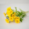 Ramo longo simulação Margarida pequeno crisântemo camomila decoração de sala de estar flor artificial Crisântemo holandês decoração flor de seda decoração