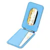 Adecuado para iPhone 17, Soporte Plegable Magnético de PU, Soporte Oficial con Bisagra Magsafe, Portatarjetas Magnético Fuerte Multifuncional