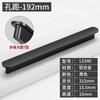 Tirador de puerta de armario minimalista moderno Yijia, herrajes negros para puertas de armarios de cocina y cajones, colección de tiradores de puertas de armarios