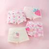 Roupa Íntima Infantil Algodão Puro Tipo A Shorts de Algodão para Meninas 6-12 Anos Cueca Boxer para Meninas Estilo Verão Fino Que Não Aperta as Nádegas
