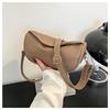 Bolso Cruzado Suave Minimalista Estilo Francés para Mujer, Nuevo de Verano 2025, Versátil Casual para el Trabajo, Bolso de Hombro tipo Bollo