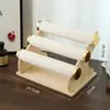 Soporte de Exhibición de Joyería de Madera Maciza de Gran Capacidad para Collares, Pulseras, Brazaletes, Adornos, Gomas para el Cabello, Anillos para el Cabello, Relojes, Estante de Almacenamiento