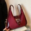 Bolso Retro de Piel Mate para Mujer 2026 Nueva Moda Versátil Bolso Tote Bolso Cruzado Casual de Gama Alta Bolso de Axila