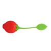Bolsita de té de silicona para preparar té, colador de té creativo resistente a altas temperaturas, colador de té en forma de bola, tetera de silicona, bolsita de té de fresa