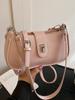 Primavera e Verão Novo Estilo Simples e Versátil Nicho Couro Encerado a Óleo Bolsa de Axila Moda Feminina Elegante Alta Qualidade Transversal de Ombro Único