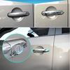 Adecuado para Volkswagen Touran Touran CADDY manija manija de puerta acero inoxidable apretón de manos decoración de lentejuelas