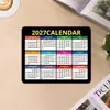 Bestseller transfronteiriço: Mousepad plano temático de calendário 2027, atacado, tamanho pequeno, antiderrapante, com borda travada, projetado para uso em escritório e jogos
