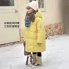 Chamarra de Plumón a Prueba de Agua, Nieve y Viento para Niños 2026, de Longitud Media, para Niñas y Bebés, Engrosada, Abrigo de Invierno Cálido, Plumón de Pato Blanco