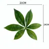 Folhas Simuladas, Galhos da Sorte Simulados, Folhas Individuais, Folhas Artificiais, Decoração de Cesta de Flores de Jardim, Adereços para Fotografia