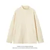 Camiseta Térmica Masculina Nova Outono/Inverno, Gola Alta Meia, Tamanho Plus Size, Cor Sólida, Camada Base Fashion e Versátil