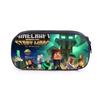 Nuevo Modelo 2025 Estuche de Lápices de una Sola Capa de Minecraft para Estudiantes de Primaria, Gran Capacidad, Alto Valor Estético, Estuche de Poliéster al por Mayor Venta Caliente