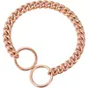En Stock 10mm Cadena para Perro Pequeño y Mediano Acero Inoxidable Acero de Titanio Negro Oro Cadena Cubana Collar para Perro Cadena P