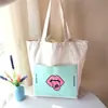 Bolsa de compras de lona Bolsa de regalo práctica Bolsa de compras Bolsa de lona multifuncional Bolsa de lona publicitaria de gran capacidad
