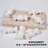 Dulce Colorido DIY Joyería Hecha a Mano Cadena para Teléfono Móvil Colgante con Cuentas Ins Exportación Transfronteriza Acrílico Bolsa de Cuentas Sueltas Colgante
