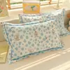 Funda de almohada infantil, tejido de algodón 100% cepillado, 30x50 una pieza, funda de almohada de algodón puro para bebé, funda para cojín de estudiante 40x60