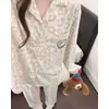 Pijama feminino de veludo sintético para outono e inverno, estampa de leopardo de desenho animado fofo, manga longa e calça comprida, veludo fino de caimento solto para casa, pode ser usado na rua