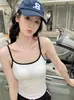 Nova Camisola Estilo Coreano Desejo Puro Algodão Puro Costas Bonitas Integrada com Bojos Colete Transpassado Peito Roupa de Cima Camiseta Base Bandeau Curta