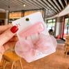 Cuerda para el pelo de malla con lunares estilo coreano para niños, lazo nuevo, pinza BB de cuadros con gota de agua, pinza para flequillo y pelo suelto de bebé