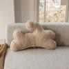 Cojín Nórdico Simple Macchiato Felpa Maillard Bordado Bucle Cojín Sala de Estar Sofá Cama Almohada de Noche Venta al por Mayor