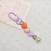 Chaveiro Coração de Celebridade da Internet Transfronteiriça Pingente de Mochila para Casal Estudante Chaveiro de Menina Acessórios DIY Presente Venda por Atacado