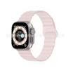 Correa de Reloj de Silicona Magnética de Dos Secciones y Dos Colores Adecuada para Apple Watch iWatch Correa Venta al por mayor transfronteriza de fabricantes de comercio exterior