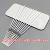 Brochetas Redondas de Acero Inoxidable para Barbacoa Herramientas para Kebab de Cordero Juego Completo Agujas para Barbacoa Suministros para Kebab Brochetas de Hierro Brochetas Planas Accesorios