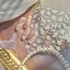 Pegatinas para Uñas con Brillo de Concha, Calcomanías Populares de Color Sólido para Uñas y Accesorios de Moño, Accesorios para Uñas Portátiles