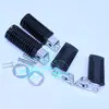 Accesorios para minimoto: Reposapiés izquierdo y derecho para moto pequeña de 49CC, un par para el lado izquierdo y derecho, apto para motocicletas pequeñas Lia