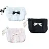 Bolsa para Monedas con Lazo de Encaje y Colgante de Perla, Multifuncional para Auriculares y Lápiz Labial, Bolsa de Almacenamiento Menstrual para Mujeres y Hombres