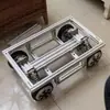 Marco de Chasis de Vehículo de Control Remoto 4G para Kart de Perfil de Aluminio DIY Piezas de Modificación Módulo de Control de Tracción en las Cuatro Ruedas
