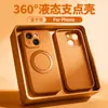 Suporte Magnético Rotativo Compatível com Capa de Celular iPhone 18 Pro Max Apple 16 Silicone Líquido à Prova de Queda Capa Protetora