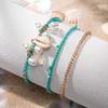 Pulsera de Cuentas de Arroz Estilo Bohemio para Mujer Moda Estilo Étnico Personalizada Pulsera de Cristal Apilable Suministro Transfronterizo