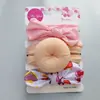 Diadema para bebé niña accesorios para la cabeza diadema de lazo europea y americana para recién nacido diadema de princesa para bebé de cien días