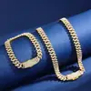 Joyería Xuandi Collar de 25 mm Hexagonal Incrustado de Diamantes Cadena Cubana de Seis Filas Accesorios para Hombres Cadena Cubana Hip-Hop